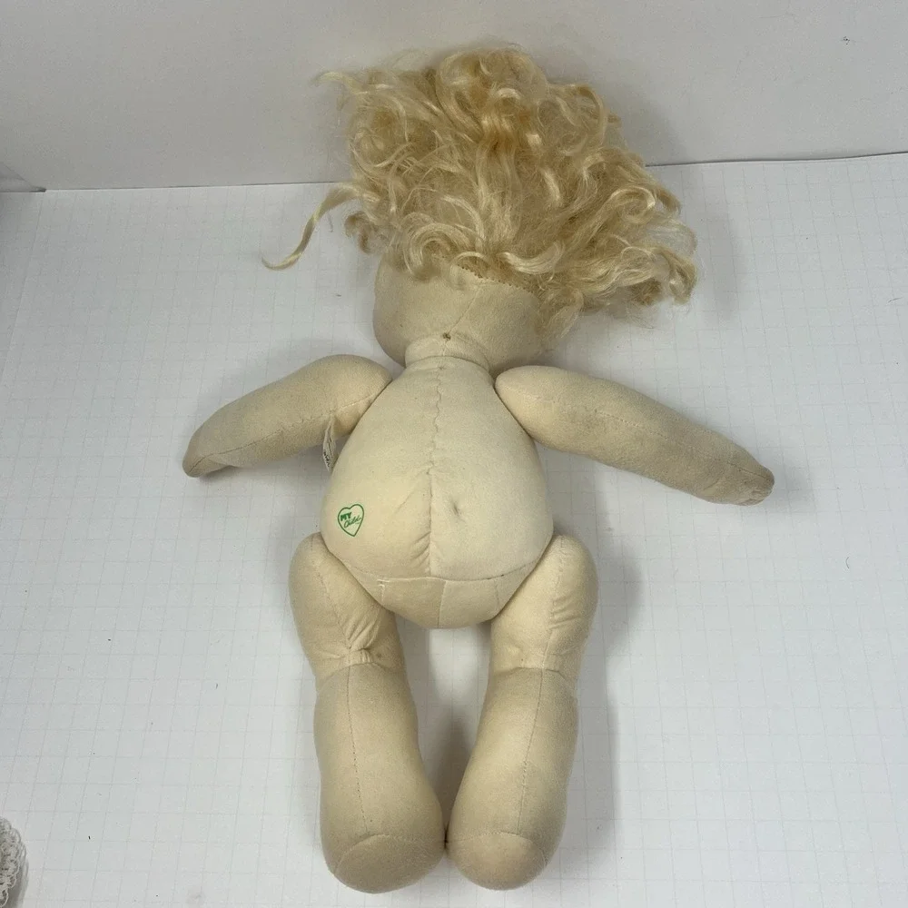 Vintage My Child Girl Doll Blonde Hair‎ Blue Eyes 1985 Soft Body Mattel Toy